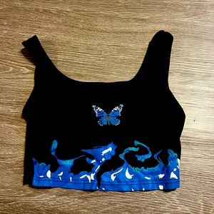 Shein butterfly tank